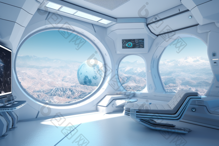 未来主义空间站宇宙太空站图片-包图网