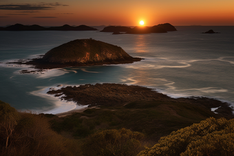 满月月相海峡<strong>海洋</strong>夜景港口月亮摄影图16