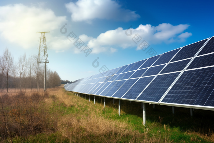 光伏板新能源光源科技再生能源摄影图10