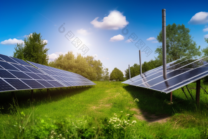光伏板新能源光源科技再生能源摄影图39