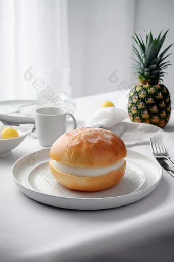 面包食物摄影早餐美味可口摄影图44