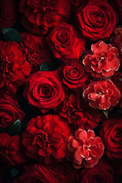 鲜花玫瑰植物背景交织重叠自然摄影图9