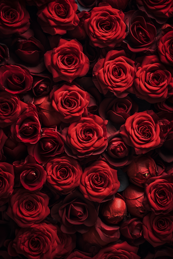 鲜花玫瑰植物背景交织重叠自然摄影图4