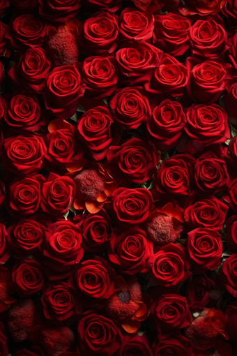 鲜花玫瑰植物背景交织重叠自然摄影图2
