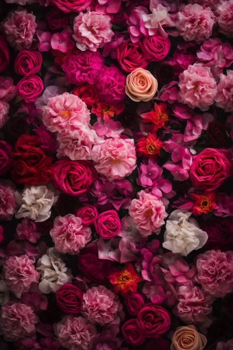 鲜花玫瑰植物背景交织重叠自然摄影图53