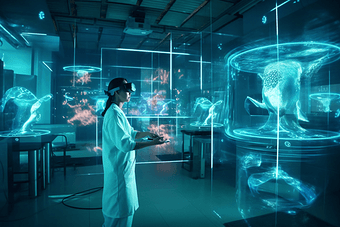 科学家医疗设备未来科技科幻未来主义未来