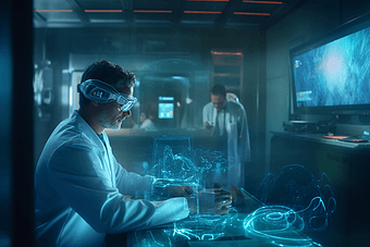 科学家医疗设备未来科技科幻摄影图18