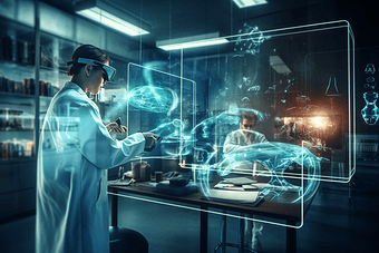 科学家医疗设备未来科技科幻治疗未来