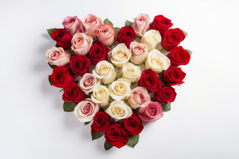 玫瑰爱心爱浪漫鲜花摄影图8