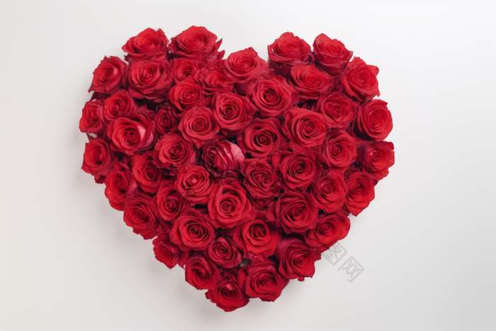 玫瑰爱心爱浪漫鲜花摄影图9