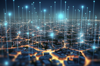 城市数据网络互通技术网络连接摄影图2