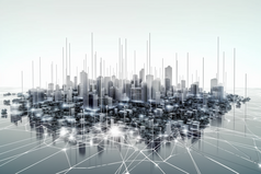 城市数据网络互通技术网络连接摄影图7