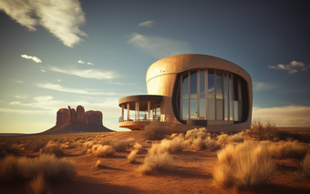 沙漠房屋沙漠建筑