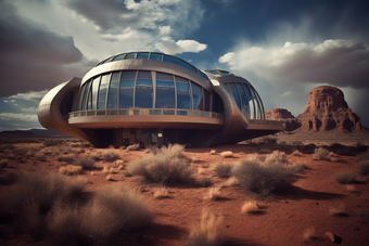 沙漠未来建筑沙漠生存