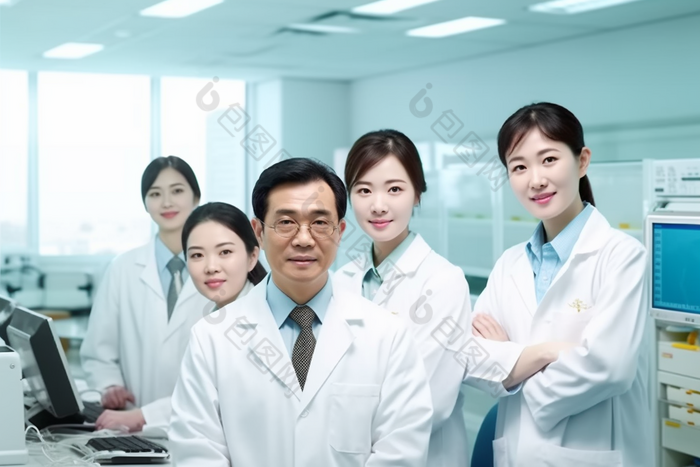 医生团队诊所半身合影治疗半身照图片-包图网