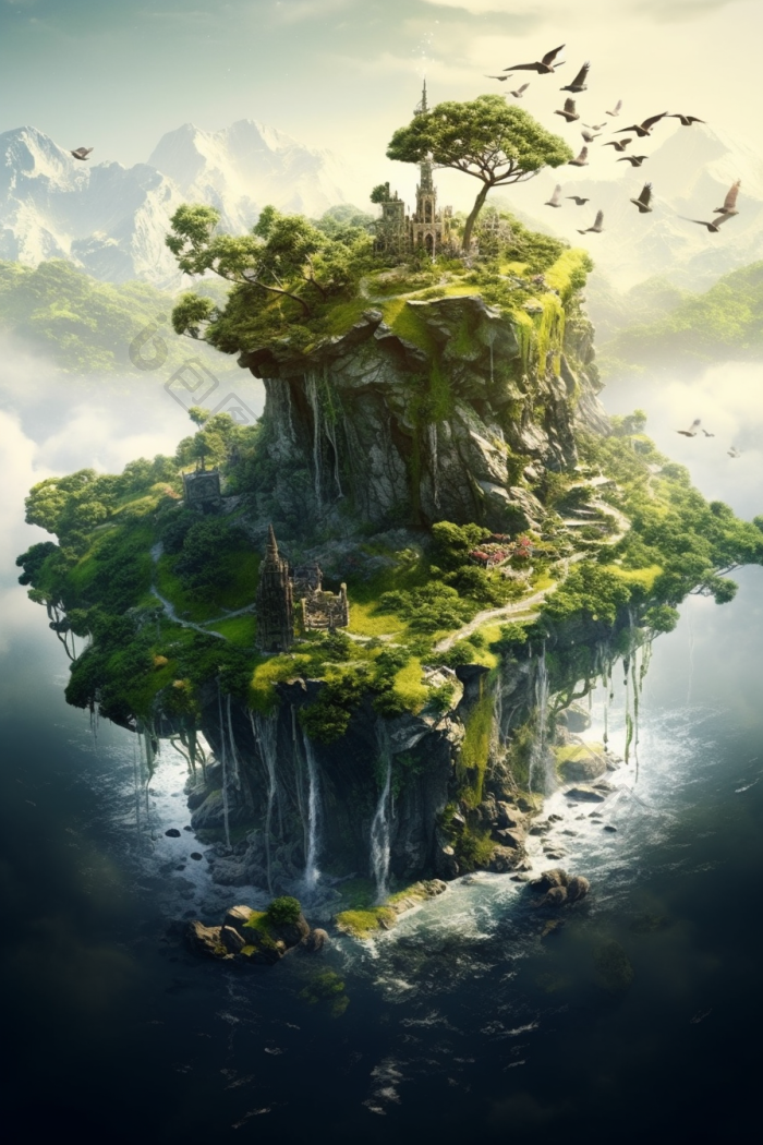 世界树图宏大的界树插画高清图片下载-包图网