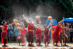 少数民族傣族泼水节摄影图12
