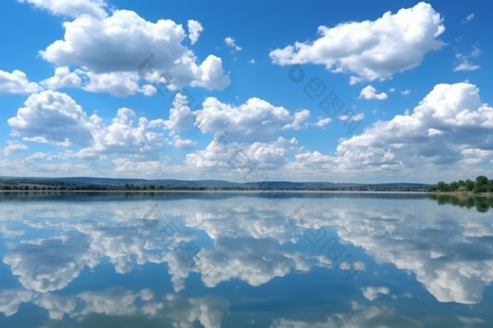 大气蓝天白云天空风景云彩蓝色