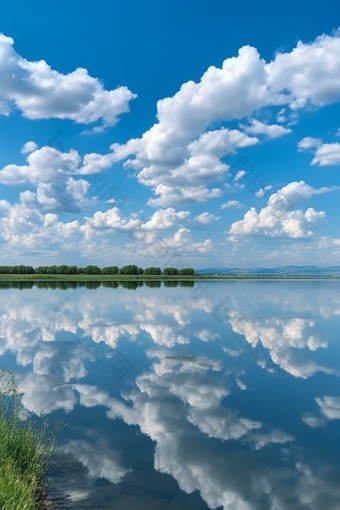 <strong>大气</strong>蓝天白云<strong>天空</strong>风景气倒影