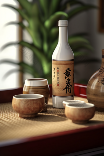 中国传统白酒酒杯<strong>中式室内</strong>