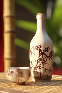 中国传统白酒酒杯摄影图13