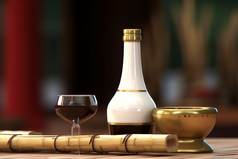 中国传统白酒酒杯摄影图2