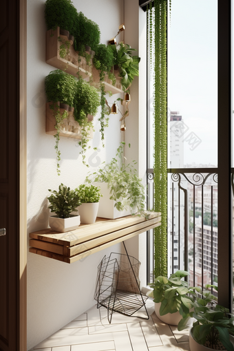 室内阳台设计环境设计宁静