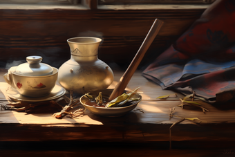 茶艺茶具叶传统文化
