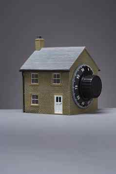 小模型房子结合锁