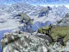 styracosaurus水渲染