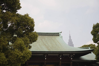 摩天大楼明治<strong>神社</strong>