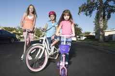 孩子们摩托车自行车