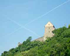 视图墙布拉迪斯拉发城堡成立ixth世纪
