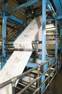 视图报纸生产印刷过程