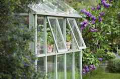 温室回来花园开放窗户通风