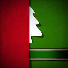 快乐圣诞节红色的绿色天鹅绒