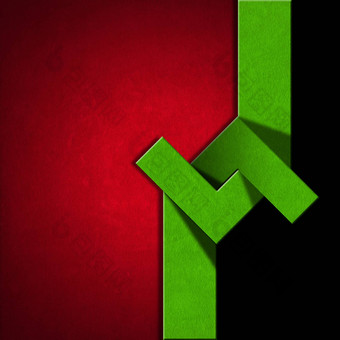 红色的黑色的绿色摘要背景