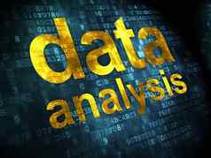 数据概念数据分析数字背景
