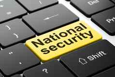 保护概念国家安全电脑键盘背景