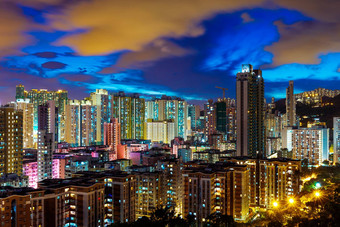 城市景观在香港香港
