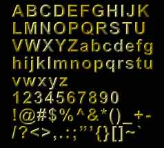 金字母顺序排列信数字符号