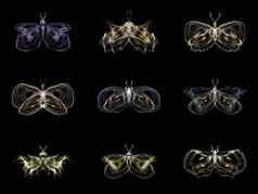 可视化分形蝴蝶