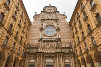 圣诞老人玛丽蒙特塞拉特修道院加泰罗尼亚西班牙