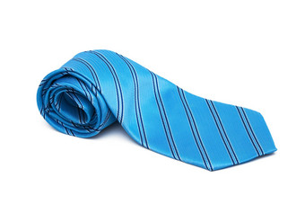 蓝色的<strong>条纹</strong>领带
