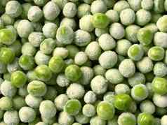 冻绿色豌豆