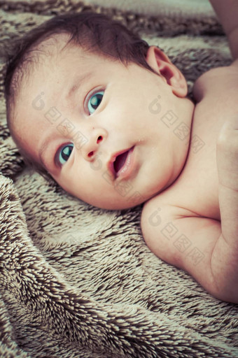 快乐新生儿和平睡觉图片婴儿卷