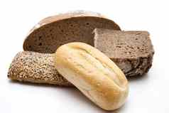 面包卷用全麦面粉做的面包