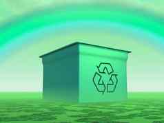 绿色回收本渲染