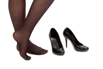 女腿鞋子