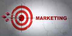市场营销概念目标市场营销墙背景
